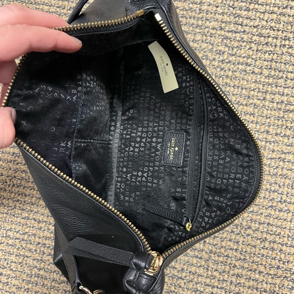 Kate Spade Black Leather Satchel - Picture 3 of 4